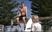 Shit Stabber Luke Mitchell at the beach once again